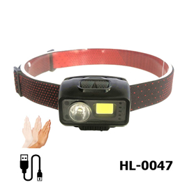 Rechargeable Head Torch With Sensor