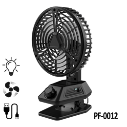 PF-0012 portable clip on fan